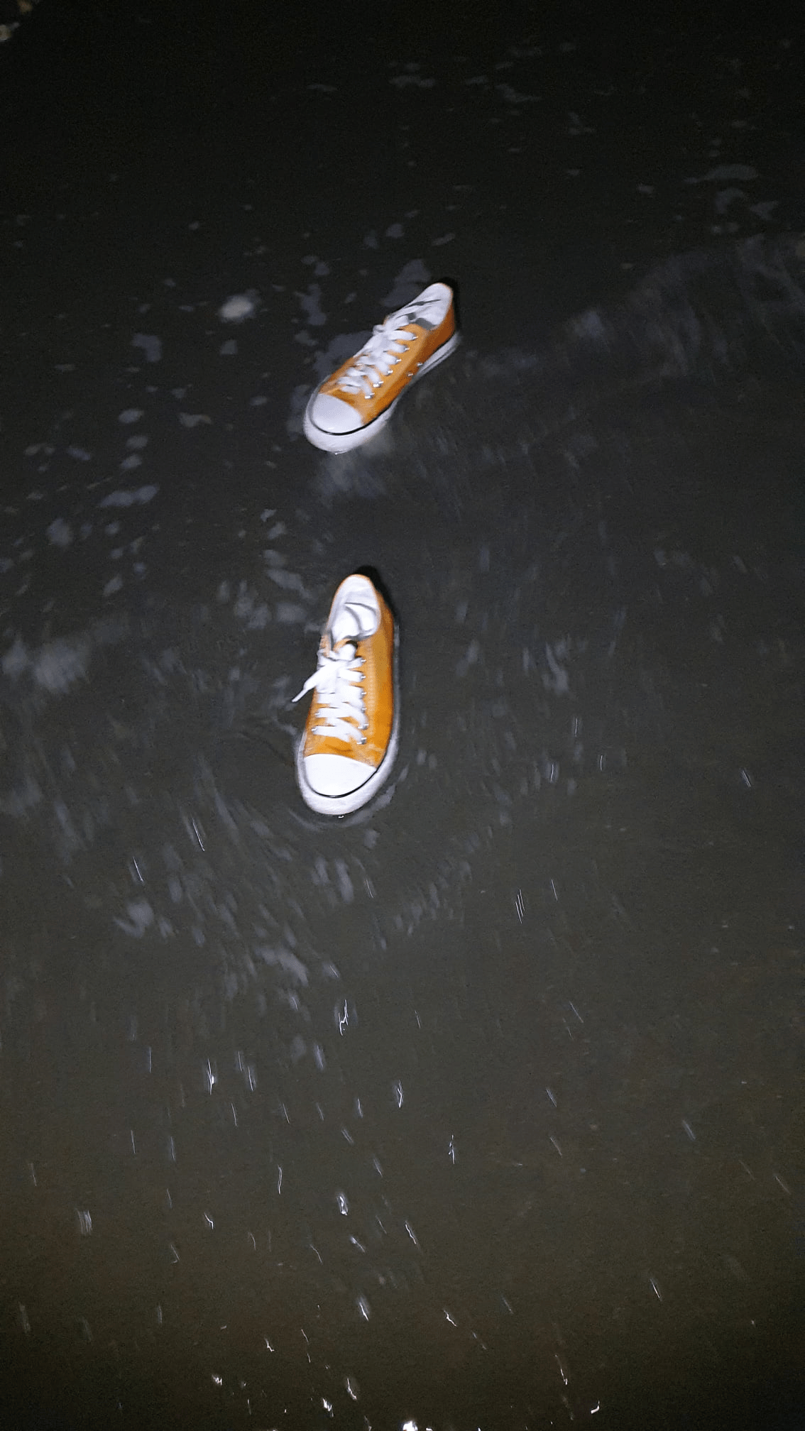 海終於得到了一雙鞋子